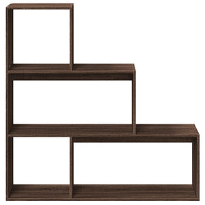Raumteiler Bücherregal Braun Eiche 123cm