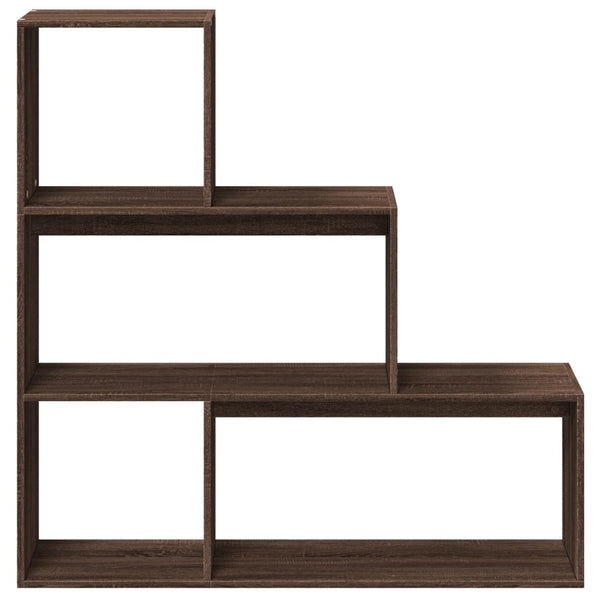 Raumteiler Bücherregal Braun Eiche 123cm