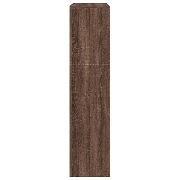 Raumteiler Bücherregal Braun Eiche 123cm