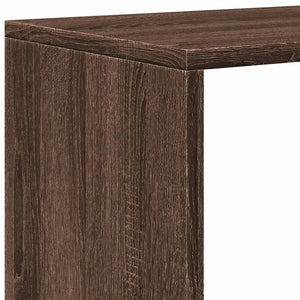 Raumteiler Bücherregal Braun Eiche 123cm