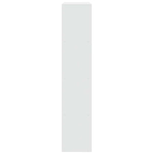Weißes Raumteiler-Bücherregal mit 4 Fächern