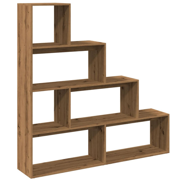 Raumteiler Bücherregal Artisan Eiche 4-stufig
