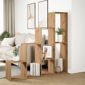 Raumteiler Bücherregal Artisan Eiche 4-stufig