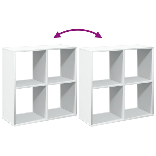 Weißes Raumteiler Bücherregal 69,5cm