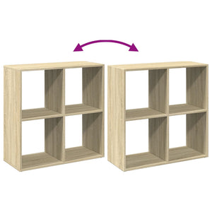 Sonoma Eiche Raumteiler Bücherregal 69,5cm