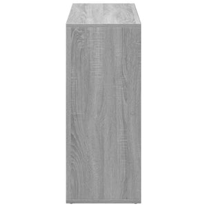 Graues Raumteiler-Bücherregal Sonoma 69,5 cm