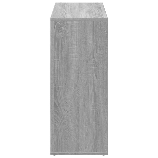 Graues Raumteiler-Bücherregal Sonoma 69,5 cm