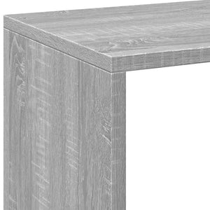 Graues Raumteiler-Bücherregal Sonoma 69,5 cm