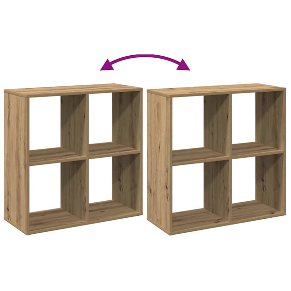 Raumteiler Bücherregal Artisan Eiche 69,5cm
