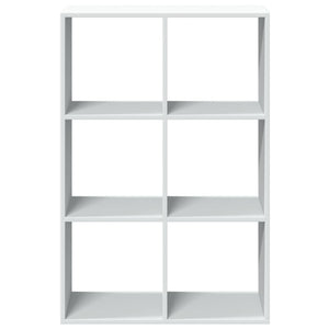 Raumteiler Bücherregal Weiß, 69,5 cm