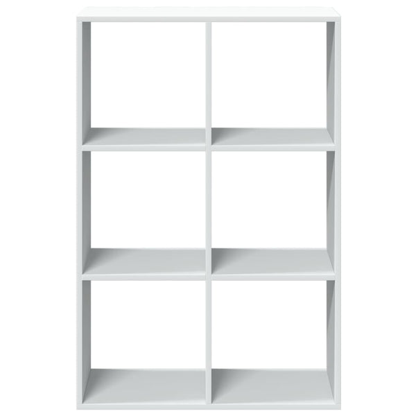 Raumteiler Bücherregal Weiß, 69,5 cm