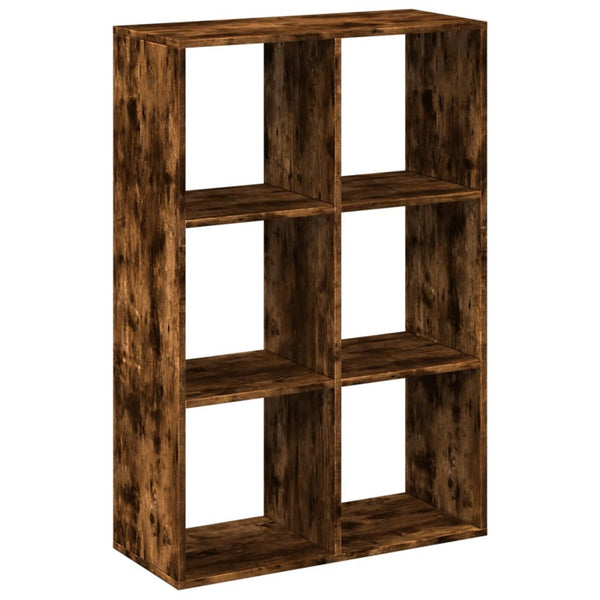 Raumteiler Bücherregal Räuchereiche 69,5 cm