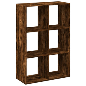 Raumteiler Bücherregal Räuchereiche 69,5 cm