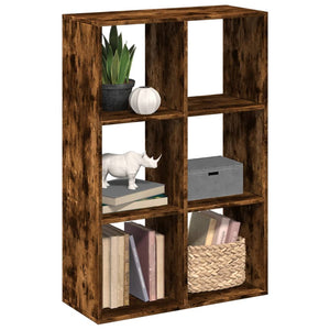 Raumteiler Bücherregal Räuchereiche 69,5 cm