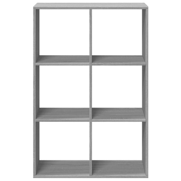Raumteiler Bücherregal Grau Sonoma 103,5 cm