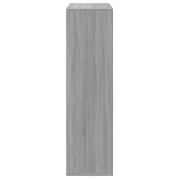 Raumteiler Bücherregal Grau Sonoma 103,5 cm