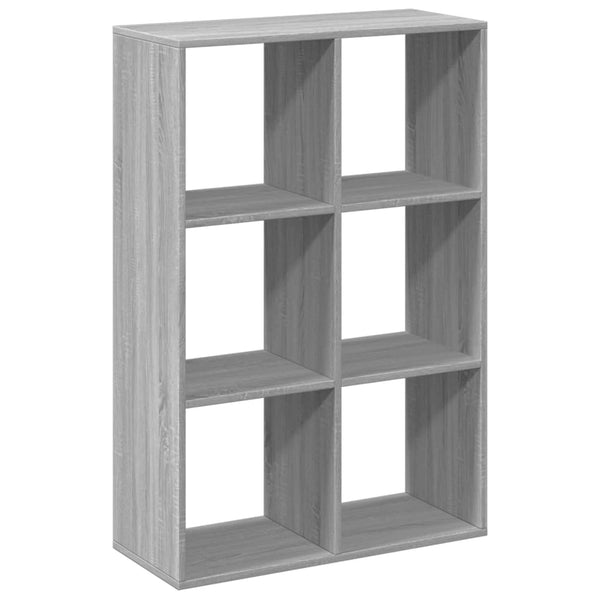 Raumteiler Bücherregal Grau Sonoma 103,5 cm