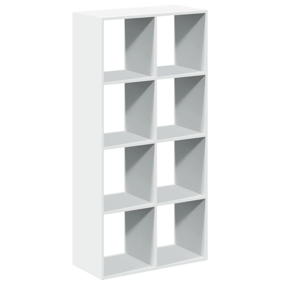 vidaXL Room Divider Bookcase White 69.5 x 29 x 137.5 cm Engineered Wood