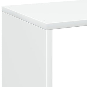 Weißes Raumteiler Bücherregal 69,5x29x137,5cm