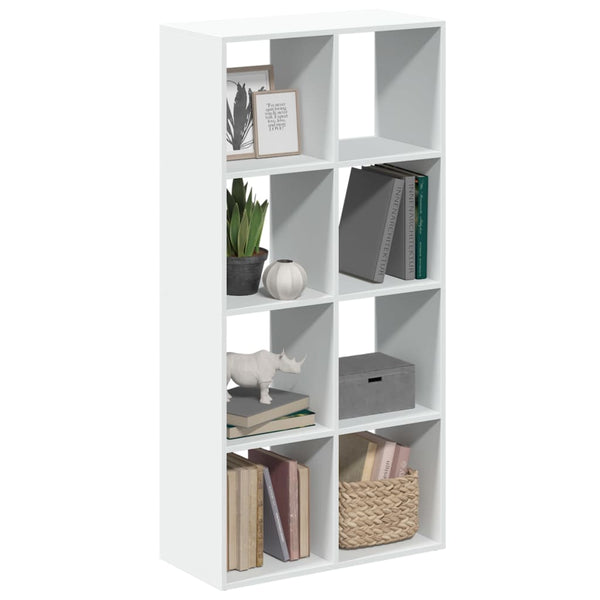 Weißes Raumteiler Bücherregal 69,5x29x137,5cm