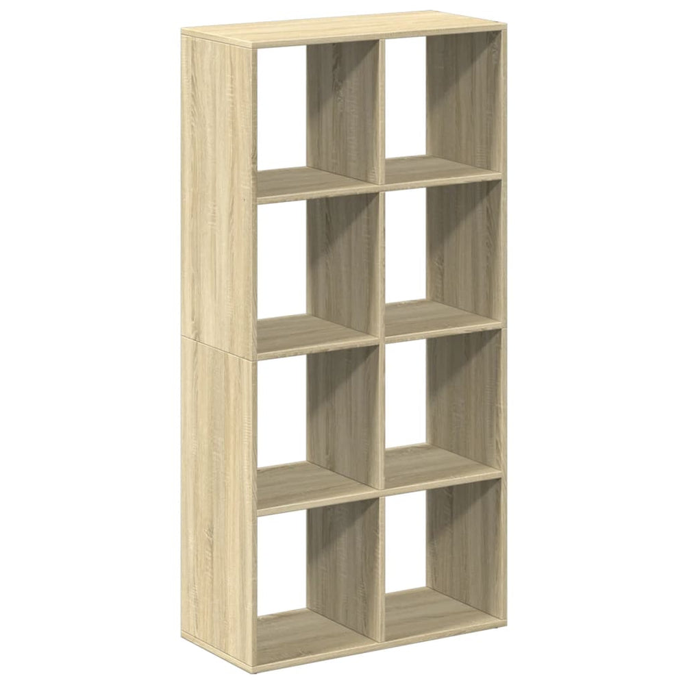 vidaXL Room Divider Bookshelf Sonoma Oak 69.5x29x137.5 cm