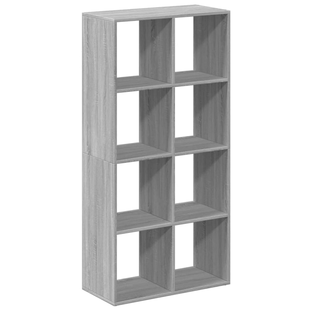 Graues Raumteiler-Bücherregal Sonoma