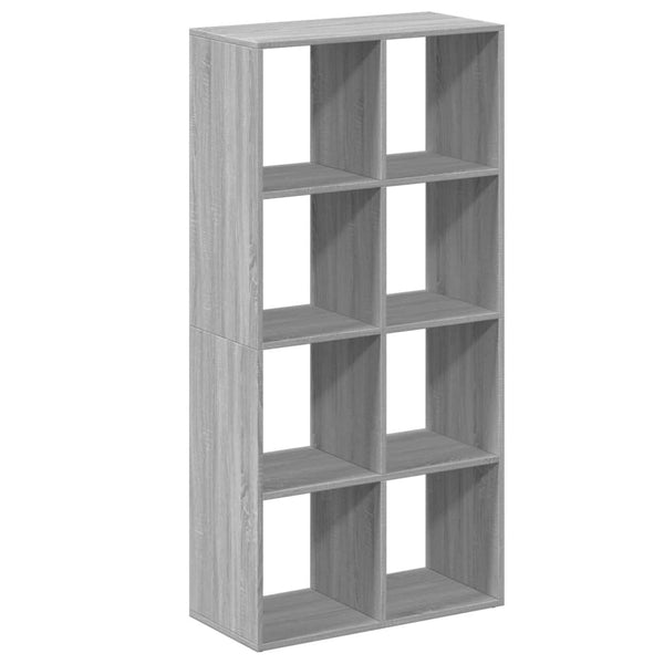 Graues Raumteiler-Bücherregal Sonoma