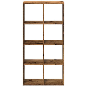 Raumteiler Bücherregal Altholz-Optik