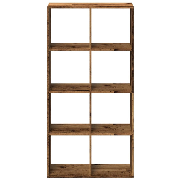 Raumteiler Bücherregal Altholz-Optik