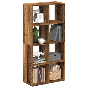 Raumteiler Bücherregal Altholz-Optik