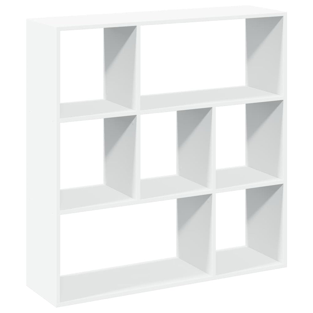 Weißes Raumteiler-Bücherregal 102 cm