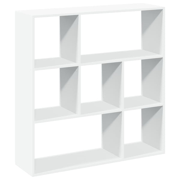 Weißes Raumteiler-Bücherregal 102 cm