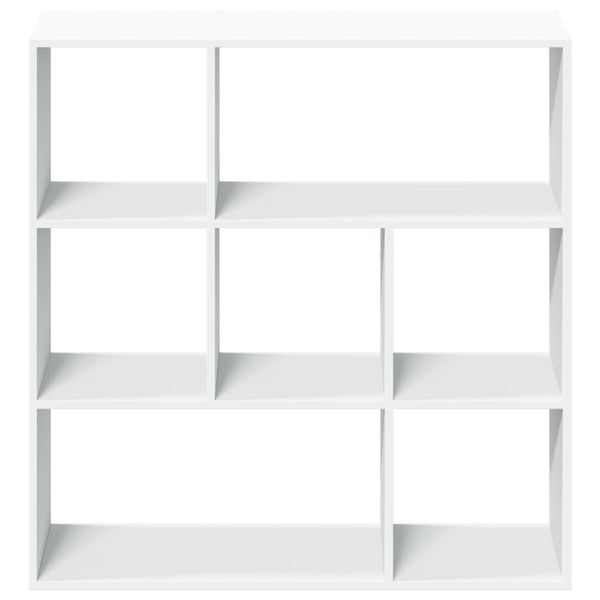 Weißes Raumteiler-Bücherregal 102 cm