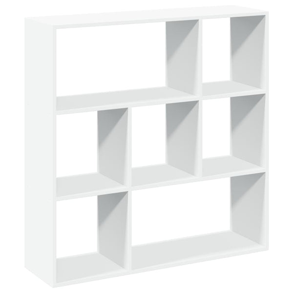 Weißes Raumteiler-Bücherregal 102 cm