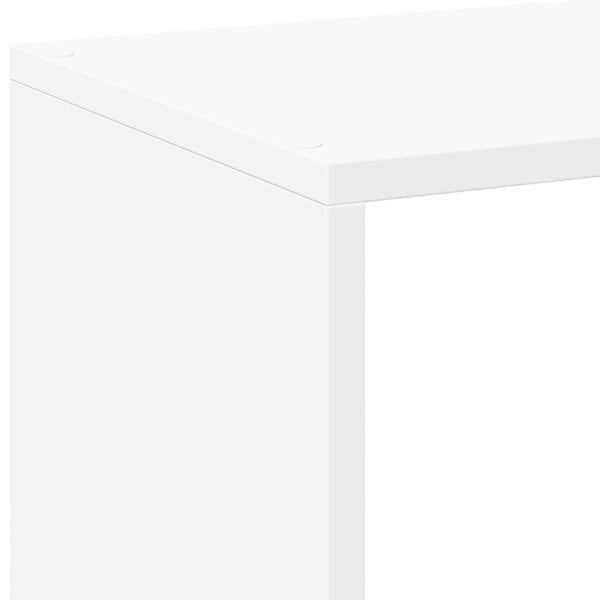 Weißes Raumteiler-Bücherregal 102 cm