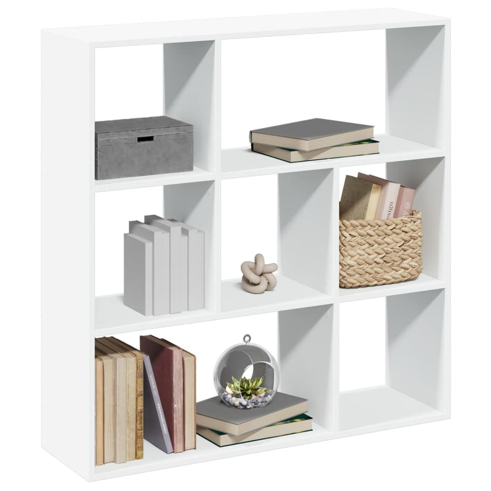 Weißes Raumteiler-Bücherregal 102 cm