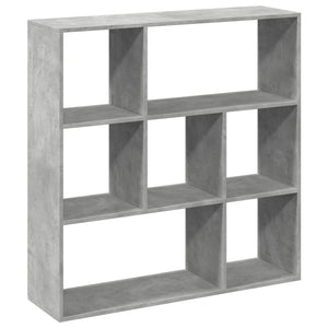 vidaXL Bibliothèque-séparateur de pièce gris béton 102x29x103,5 cm en bois d'ingénierie