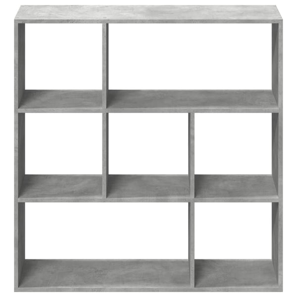 vidaXL Bibliothèque-séparateur de pièce gris béton 102x29x103,5 cm en bois d'ingénierie