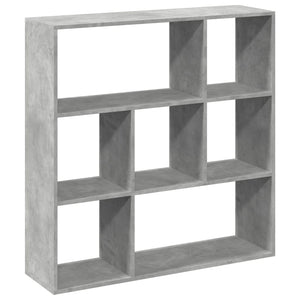 vidaXL Bibliothèque-séparateur de pièce gris béton 102x29x103,5 cm en bois d'ingénierie