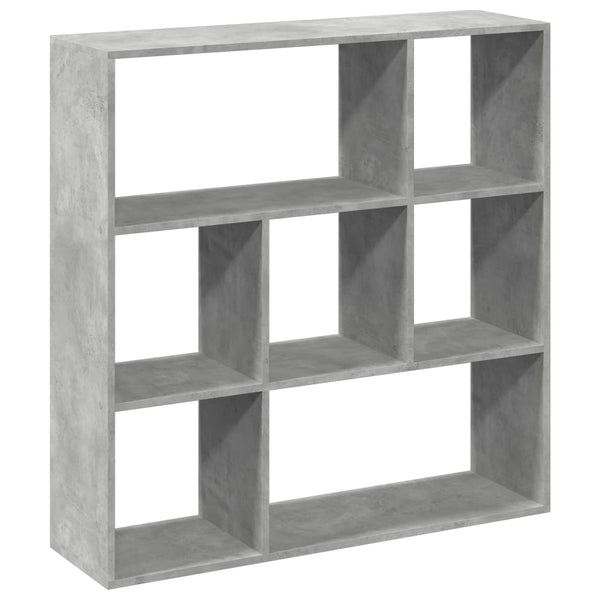 vidaXL Bibliothèque-séparateur de pièce gris béton 102x29x103,5 cm en bois d'ingénierie