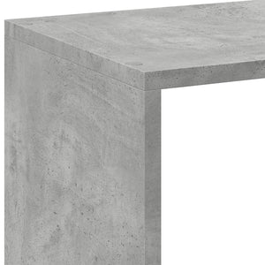 vidaXL Bibliothèque-séparateur de pièce gris béton 102x29x103,5 cm en bois d'ingénierie