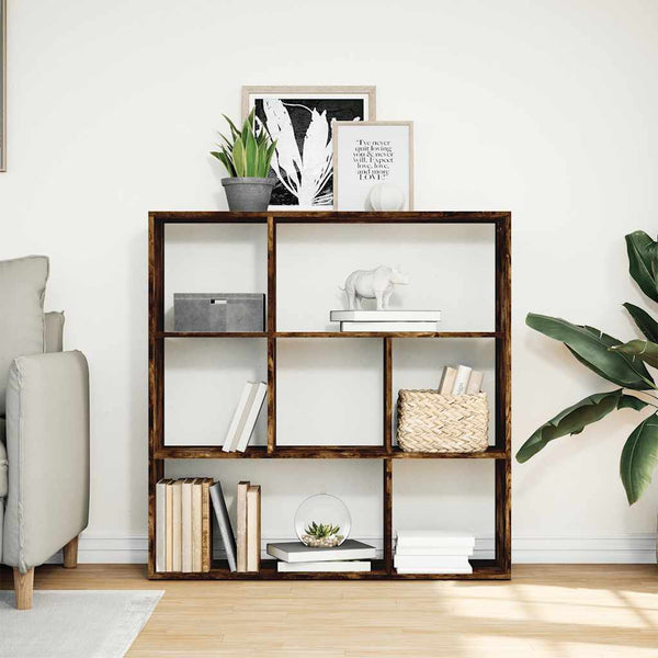 Raumteiler Bücherregal Räuchereiche