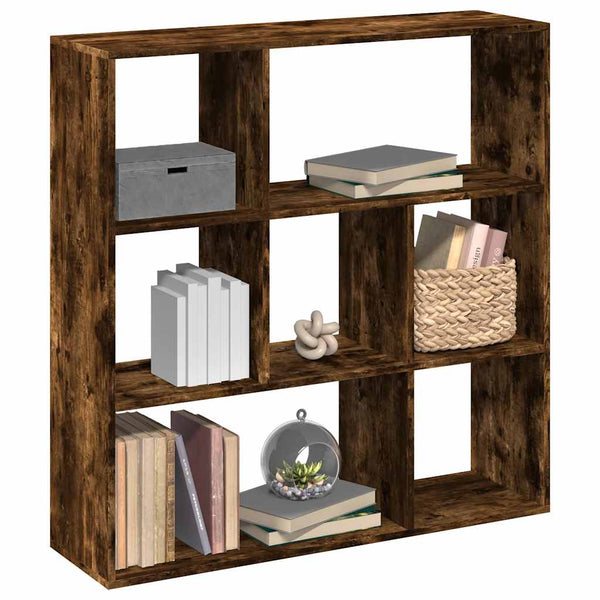 Raumteiler Bücherregal Räuchereiche