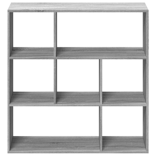 Graues Raumteiler-Bücherregal Sonoma 102 cm
