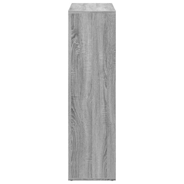 Graues Raumteiler-Bücherregal Sonoma 102 cm