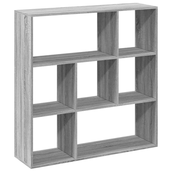 Graues Raumteiler-Bücherregal Sonoma 102 cm