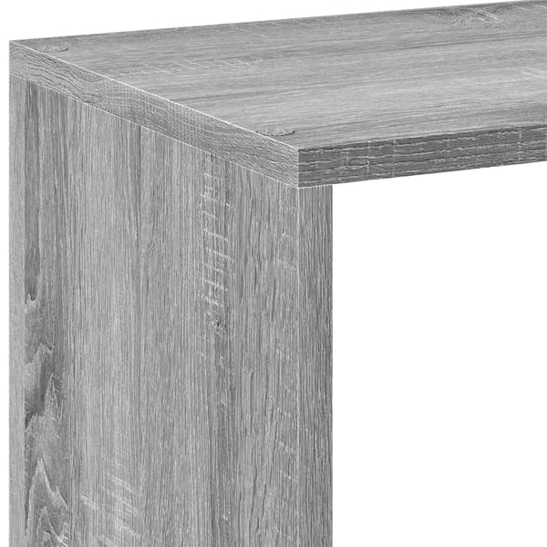 Graues Raumteiler-Bücherregal Sonoma 102 cm