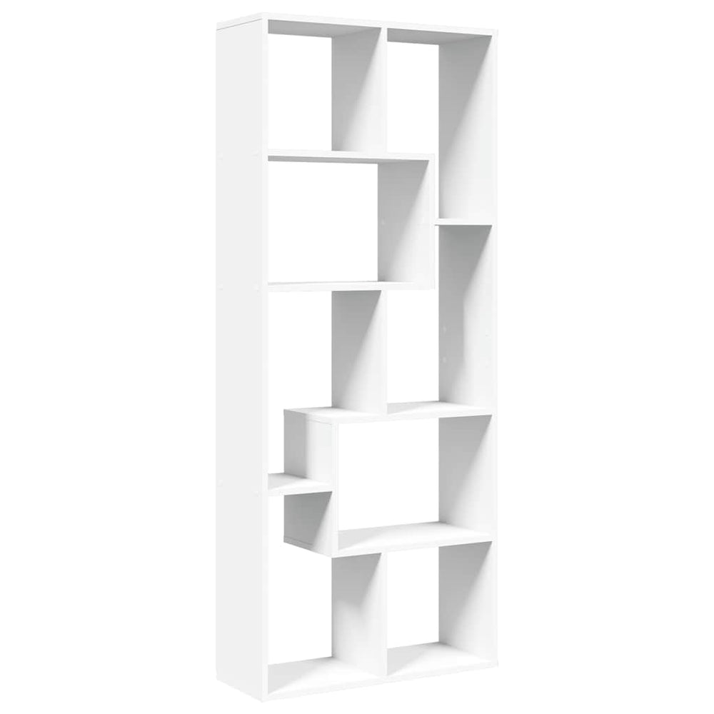 Raumteiler Bücherregal Weiß 67x25x161,5cm
