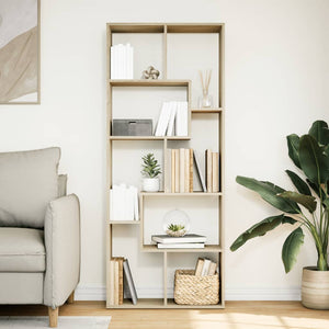 Sonoma Eiche Raumteiler Bücherregal