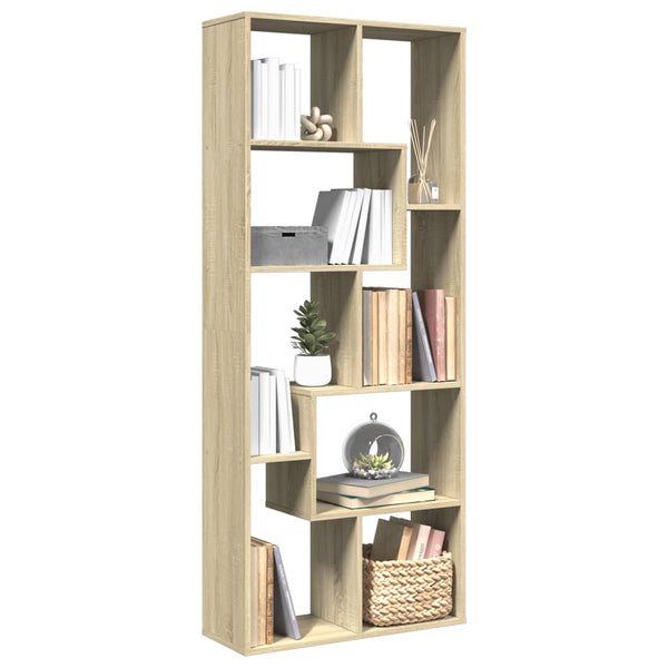 Sonoma Eiche Raumteiler Bücherregal